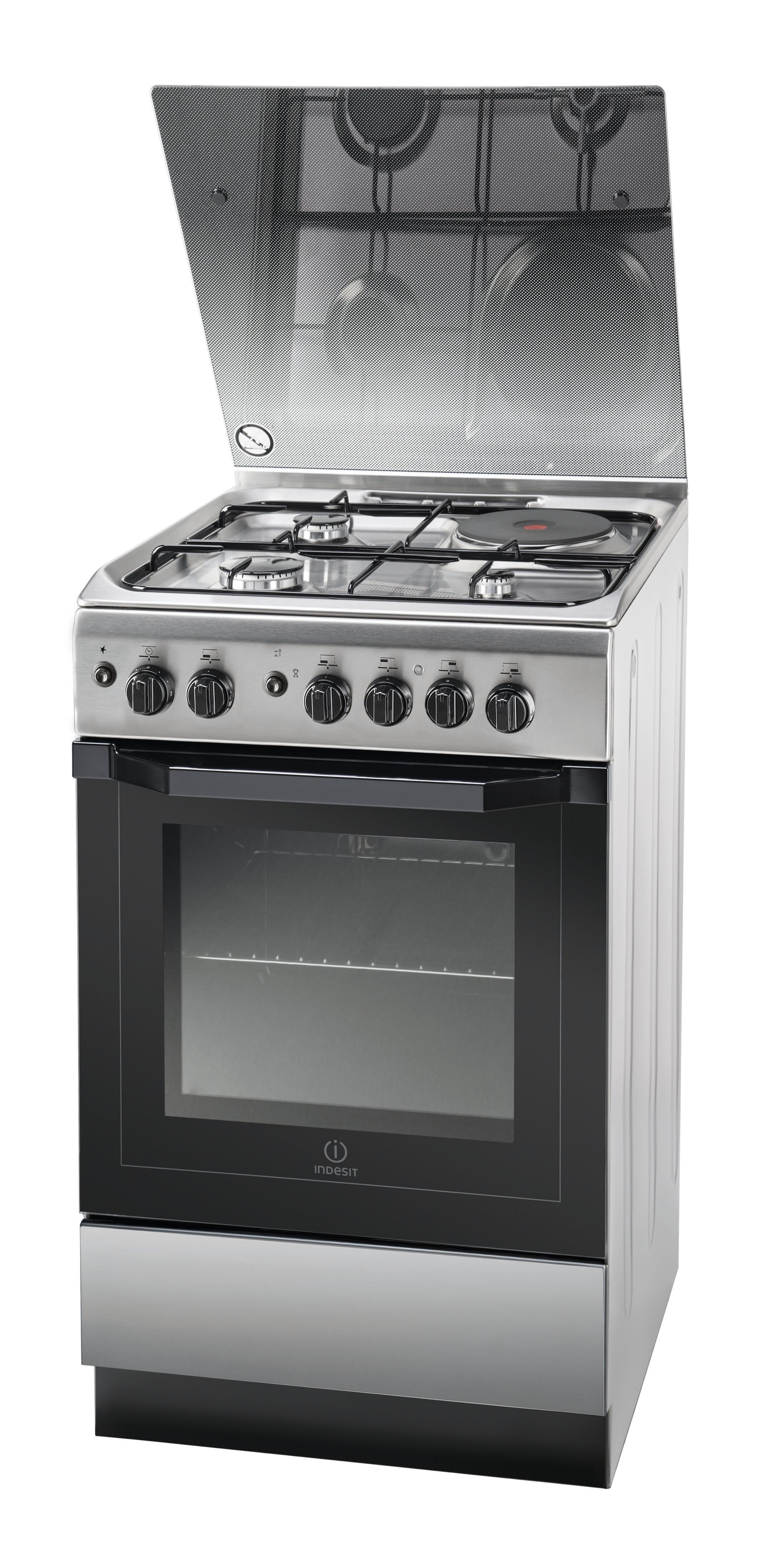 Indesit 50cm 3 Gas Burners 1 Electric plate Gas Oven Free Standin DISTRIBUTORS APPLIANCE SALE