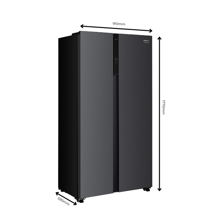 Fabriano FSSH15SL-I 15cuft INVERTER Side by Side No Frost Refrigerator