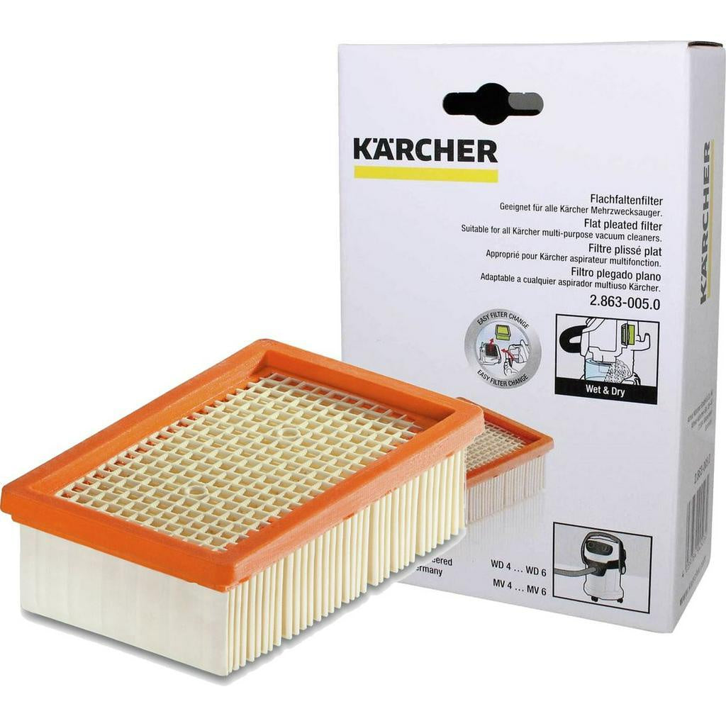 Karcher Flat pleated filter for WD 5 | Acc. Wet and Dry vacuum cleaner