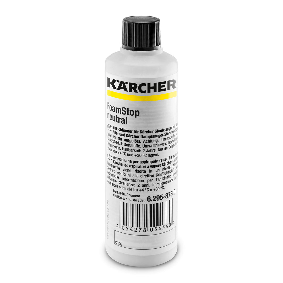 Karcher Foam stop Neutral 125 ml for DS 6.000 & DS 5.800 | Acc. Dry Vacuum Cleaner